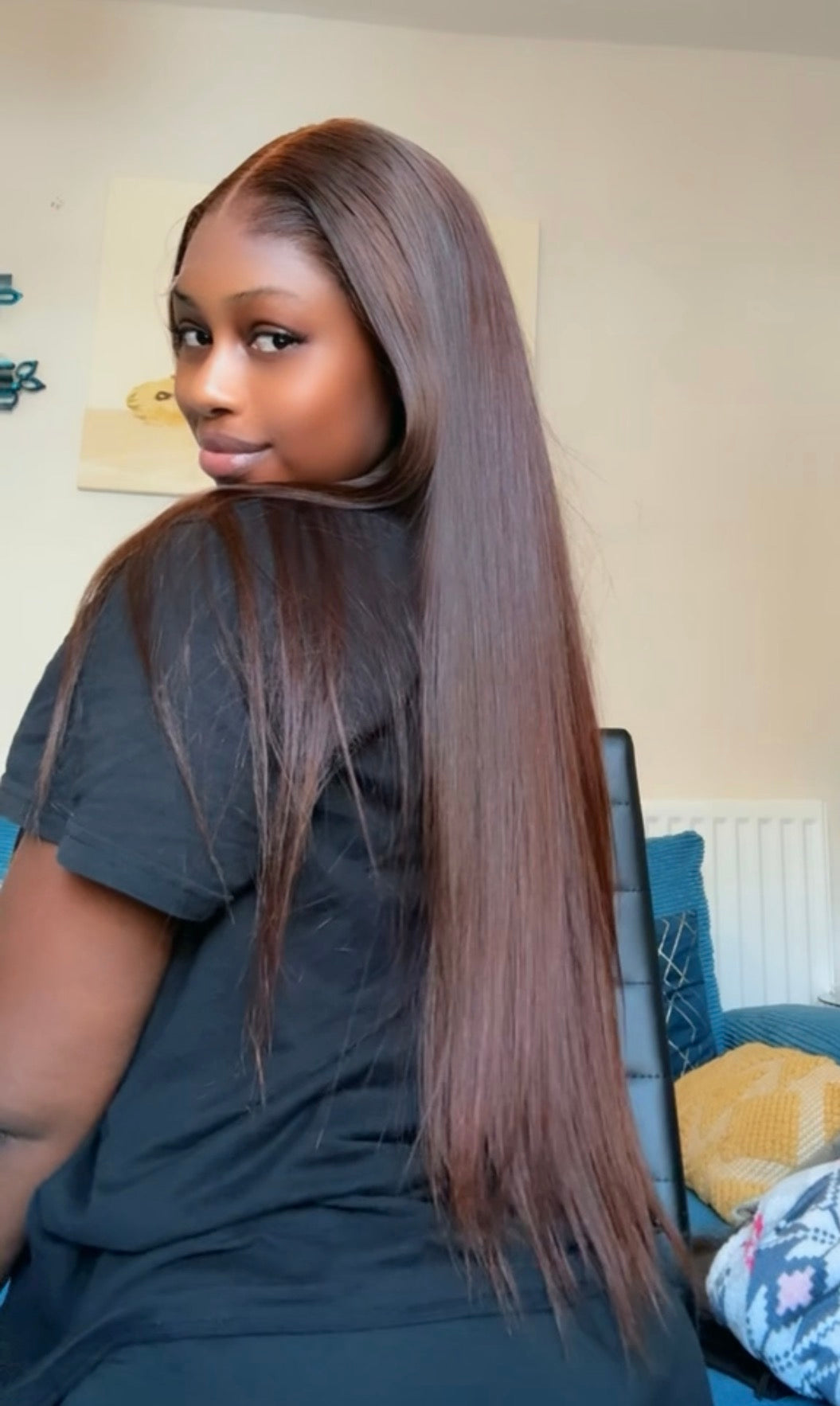 ‘Chestnut’ Custom Raw Straight HD Wig